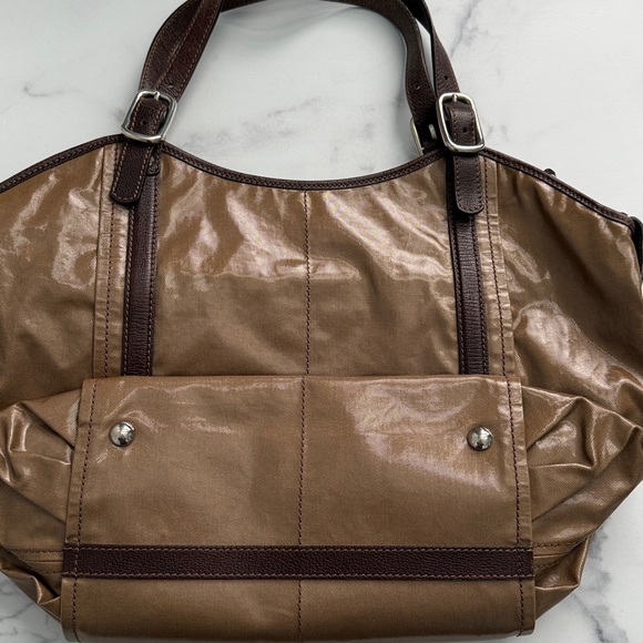 Tod's G-Line Easy Sacca Coated Canvas Tote Bag in Brown Bronze - Picture 15 of 16